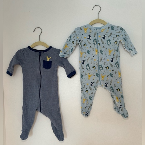 George baby Boys' Sleeper 2-Pack, Sizes 3-6 months perfect for Easter - Picture 5 of 10
